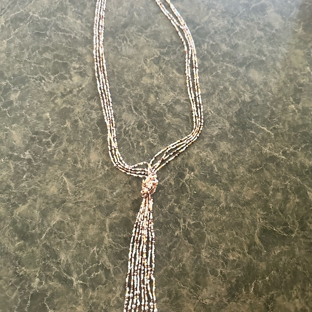 Elegant Multi-Strand Gold and Silver Necklace